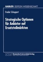 Die Ersatzteilversorgung als Gegenstand strategischer unternehmerischer Überlegungen