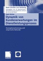 Gestaltung eines Erwartungsmanagements als Herausforderung für das Dienstleistungsmarketing