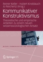 Der Kommunikative Konstruktivismus als Weiterführung des Sozialkonstruktivismus – eine Einführung in den Band