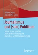 Journalismusforschung und Rezeptions- und Wirkungsforschung: Intradisziplinäre Trennung oder selbstverständliche Verbindung?