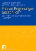 Einleitung: Entscheiden unter Bedingungen von Unsicherheit — Zur Reichweite von institutionell basierter politischer Führung