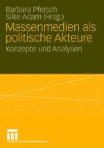 Die Akteursperspektive in der politischen Kommunikationsforschung — Fragestellungen, Forschungsparadigmen und Problemlagen