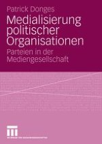 Einleitung: Parteien als politische Organisationen in der Mediengesellschaft