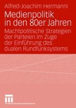 Einleitung: Politische Ausgangssituation für eine neue Medienordnung