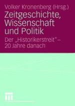 Historische Existenz und politische Ordnung. Zum Totalitarismusverständnis von Ernst Nolte