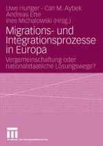 Migrations- und Integrationsprozesse in Europa. Vergemeinschaftung oder nationalstaatliche Lösungswege?