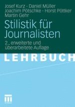 Zur Bedeutung des Sprachgebrauchs im Journalistenberuf