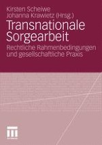 Transnationale Sorgearbeit, ihre Regulierung und die Praxis der Akteure – eine Einleitung