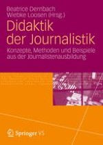 Die didaktischen Herausforderungen in der Journalistik und der Journalistenausbildung