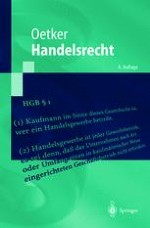 Das Handelsrecht als Sonderprivatrecht