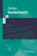 Das Handelsrecht als Sonderprivatrecht