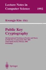 On the Security o a Williams Based Public Key Encryption Scheme