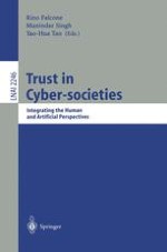 Introduction: Bringing Together Humans and Artificial Agents in Cyber-societies:A New Field of Trust Research