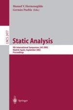 Static Program Analysis via 3-Valued Logic