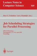 Parallel job scheduling: Issues and approaches