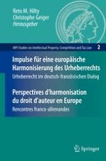 Einführung in die deutsch-französische Vortragsreihe zum Urheberrecht