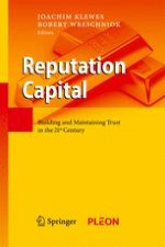 Reputation capital Building and maintaining trust in the 21st century