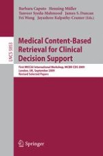 Overview of the First Workshop on Medical Content–Based Retrieval for Clinical Decision Support at MICCAI 2009