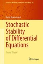 Boundedness in Probability and Stability of Stochastic Processes Defined by Differential Equations