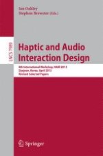 Non-intrusive Haptic Interfaces: State-of-the Art Survey
