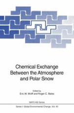 The Record of Aerosol Deposited Species in Ice Cores, and Problems of Interpretation