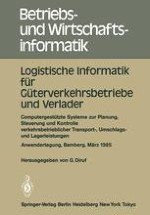 Computergestützte Planung Kostenoptimaler Logistischer Systeme Für Unternehmen Ohne Eigenen Fuhrpark