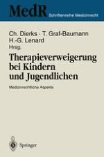 Therapieverweigerung: Problemstellung aus der Sicht des Pädiaters