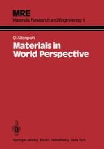 Role of Materials in the World Economy