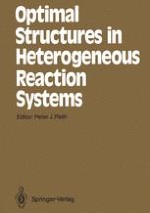 Modelling of Heterogeneously Catalyzed Reactions by Cellular Automata of Dimension Between One and Two