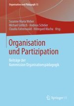 Organisation und Partizipation – interdisziplinäre Verhältnisbestimmungen und organisationspädagogische Perspektiven