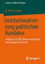 Institutionenanalyse und Institutionenpolitik