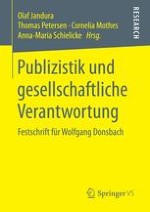 Journalism as a Profession: The Visionary Scholarship of Wolfgang Donsbach