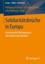Gefährdungen der europäischen und innerstaatlichen Solidarität: Zur Ausrichtung des Sammelbandes