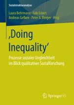 Prozesse sozialer Ungleichheit aus mikrosoziologischer Perspektive – eine Metaanalyse qualitativer Studien