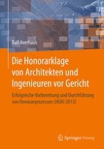 I. Honoraransprüche schlüssig einklagen