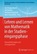 Der Übergang von der Schule in die Hochschule: Empirische Erkenntnisse zu mathematikbezogenen Studiengängen