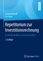 Einführung in die Investitionsrechnung (Lerneinheit I)