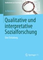 Qualitative Sozialforschung – ein Zwischenbericht