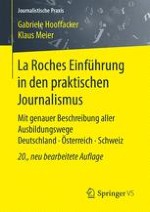 Die Tätigkeiten des Journalisten