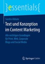 Kein Text ohne Konzept