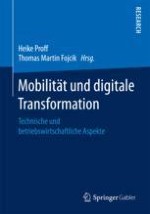 Mobilität und digitale Transformation - Technische und betriebswirtschaftliche Aspekte - Einordnung