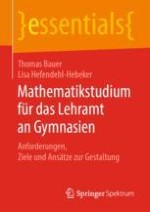 Das gymnasiale Lehramtsstudium – Grundprobleme