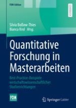 Grundlagen empirischer Forschung in quantitativen Masterarbeiten