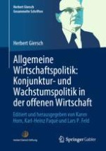 Wachstum und Konjunktur – Begriffe, Erfahrungen und Hypothesen