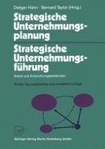 Stand und Entwicklungstendenzen der strategischen Planung