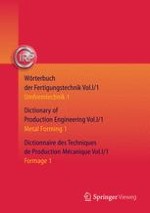 Wörterbuch der Fertigungstechnik. Dictionary of Production Engineering. Dictionnaire des Techniques de Production Mécanique Vol. I/1