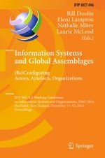 Information Systems and Assemblages