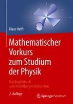 Mathematischer Vorkurs zum Studium der Physik