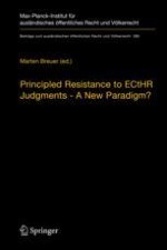 ‘Principled Resistance’ to ECtHR Judgments: Dogmatic Framework and Conceptual Meaning
