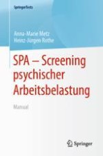 Kurzinformation über das Verfahren „Screening psychischer Arbeitsbelastung“